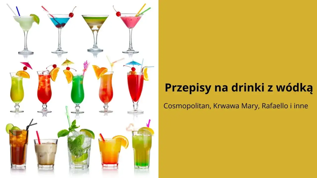 Proste drinki z wódką składniki i sprzęt